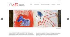 Desktop Screenshot of intakt-kuenstlerinnen.com