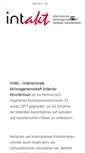 Mobile Screenshot of intakt-kuenstlerinnen.com